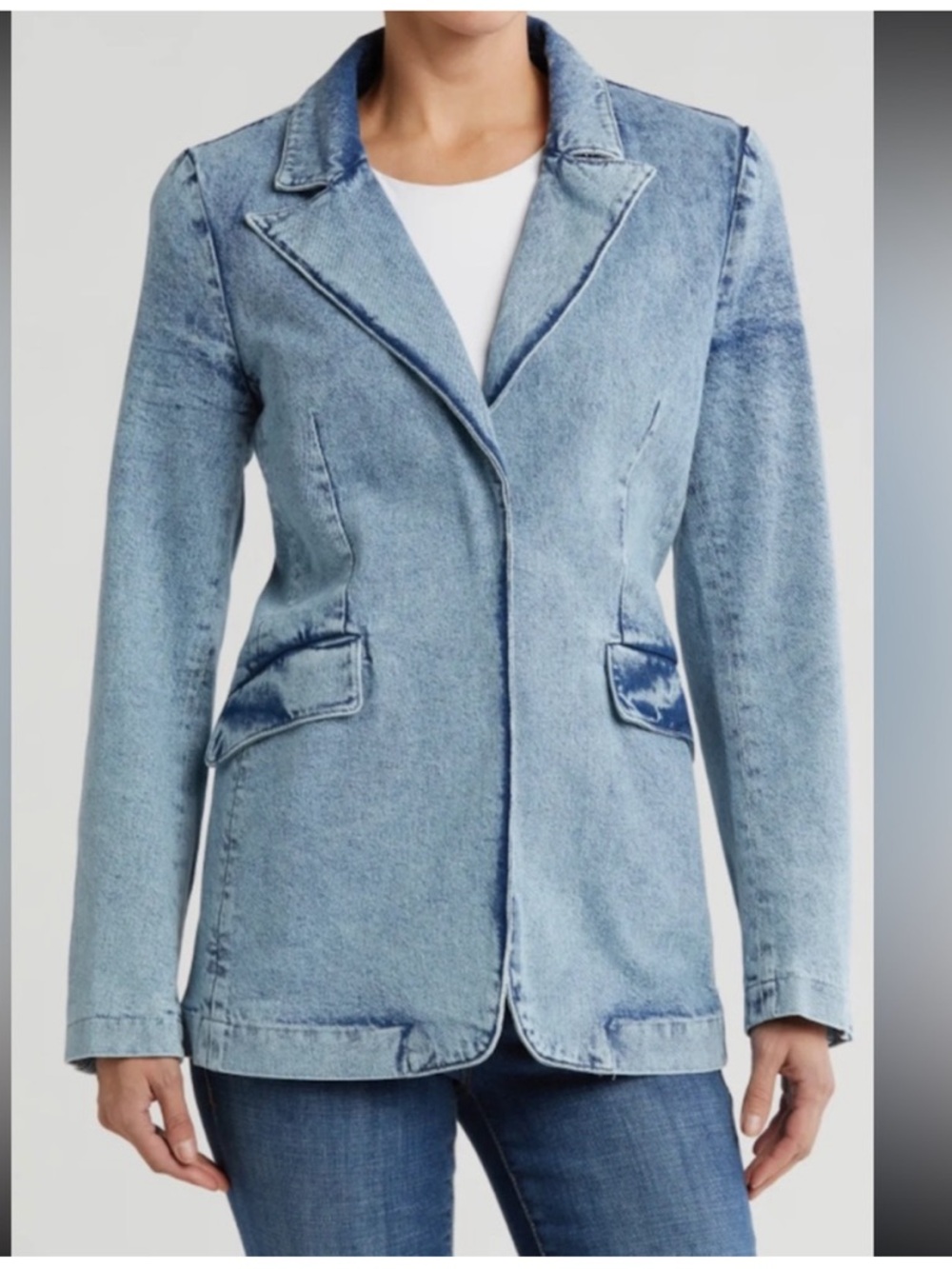 Nwt Good American Denim
Blazer.